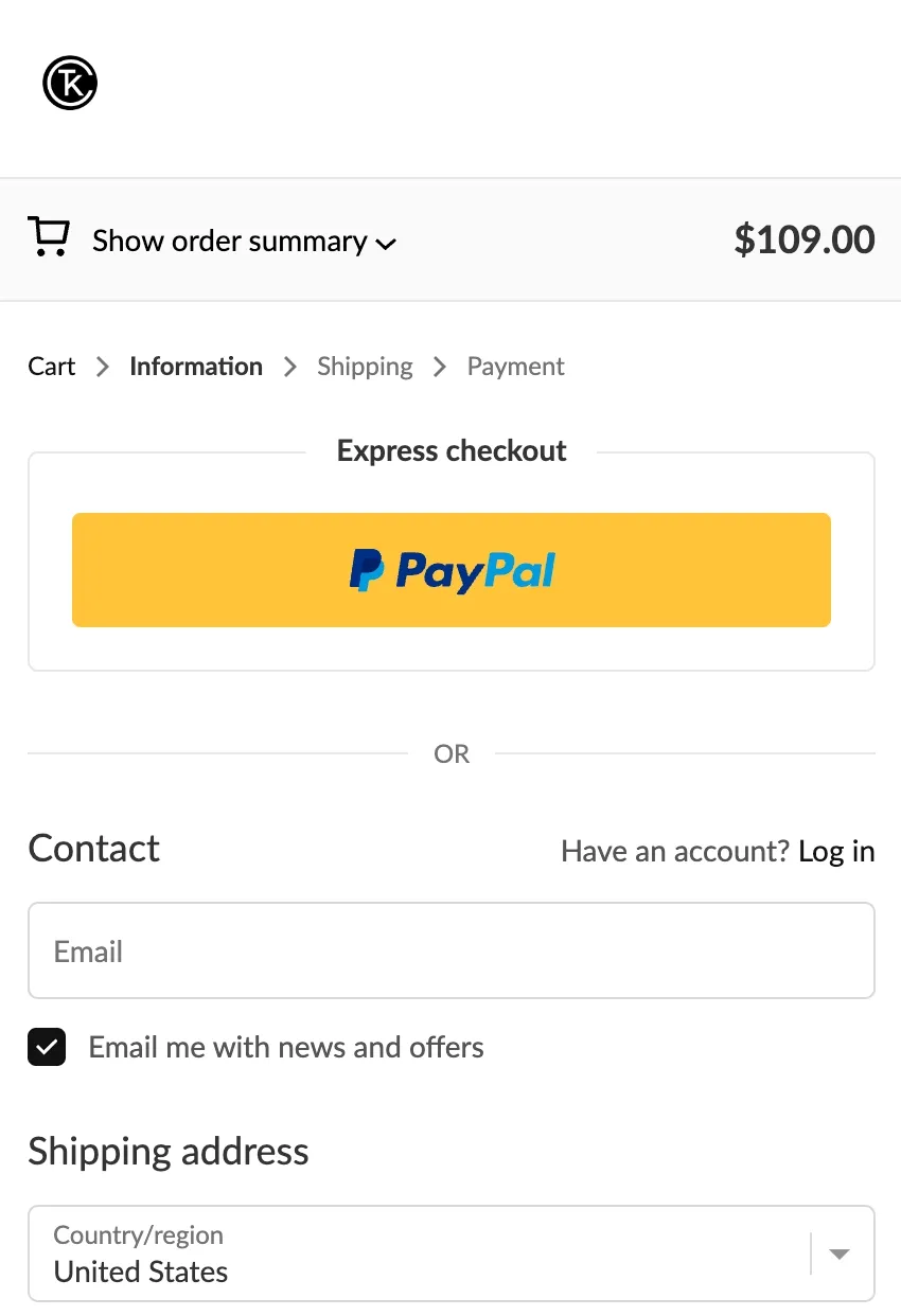 Shopify移动端默认不展示折扣码框