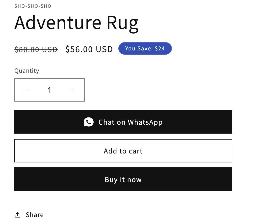 Shopify促销显示节省金额