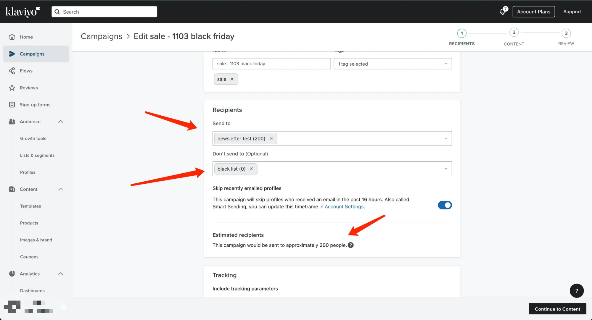 选择 EDM 发送人群