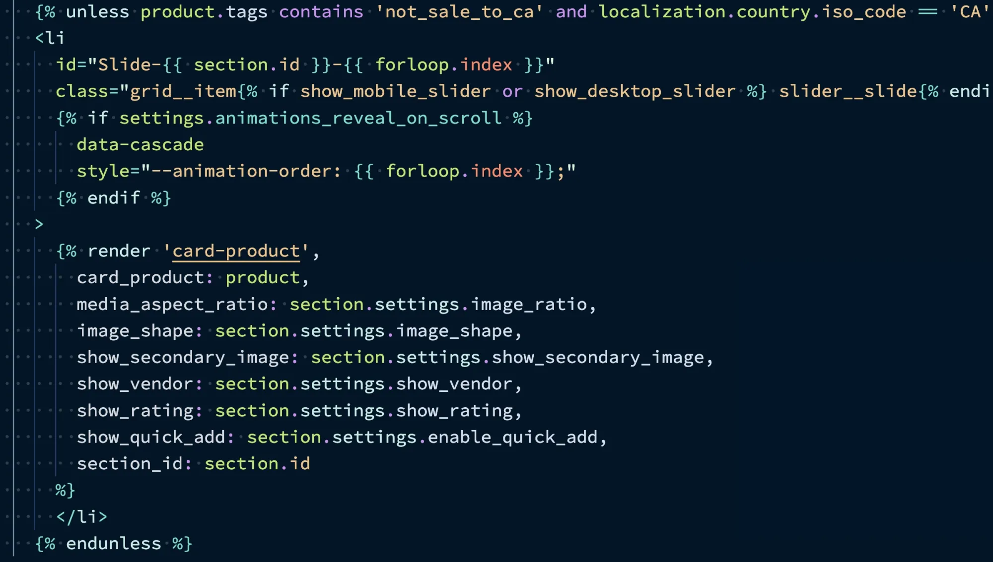 对特定国家的 Shopify 客户隐藏商品