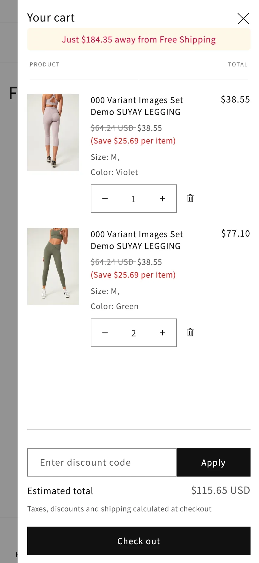 移动端快捷调出弹窗购物车